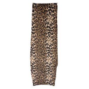 Sheer Sleeveless Leopard Print Dress